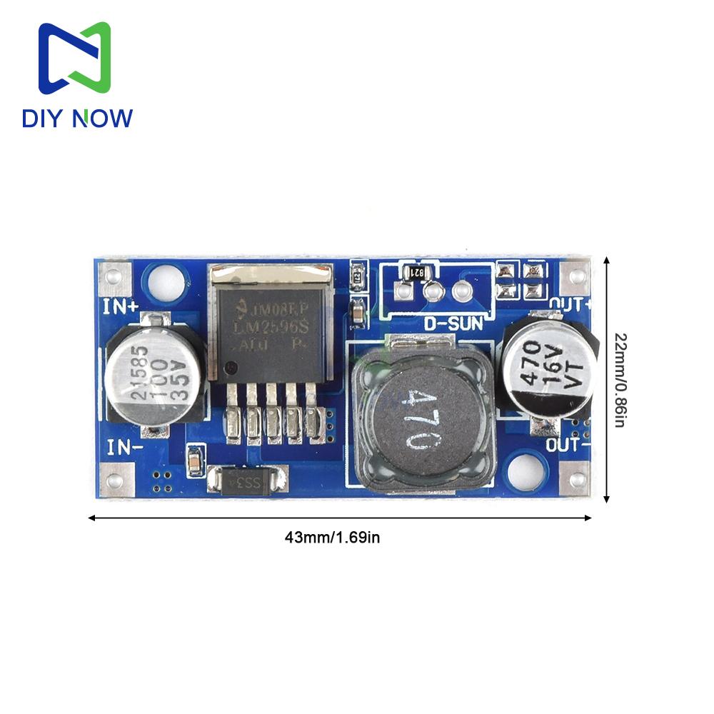 LM2596S DC-DC Step-Down Power Supply Module Voltage Regulator Board 3A fixed 5V 3.3V 12V output Step-Down Module