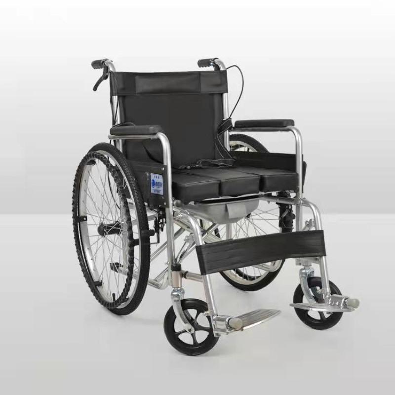 Disabled Manual Mobility Assistance Wheel Chair Lightweight Foldable Wheelchair Portable Old People Hand Push Chair
