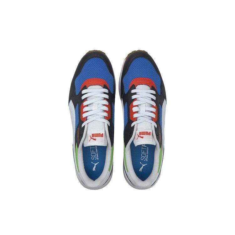 Puma R78 Futr Low Top Running Shoes Black/White/Blue 374895-13
