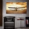 Vintage Airplane Poster HD Wall Picture Retro Style Old Biplane Canvas Poster Artwork Canvas Painting Wall Art Home Decor