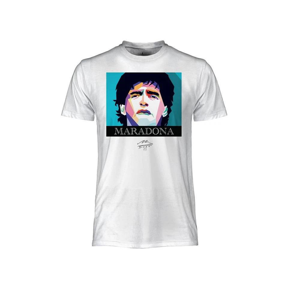 Diego Armando Maradona M10 Original Official White T-Shirt- 2XL