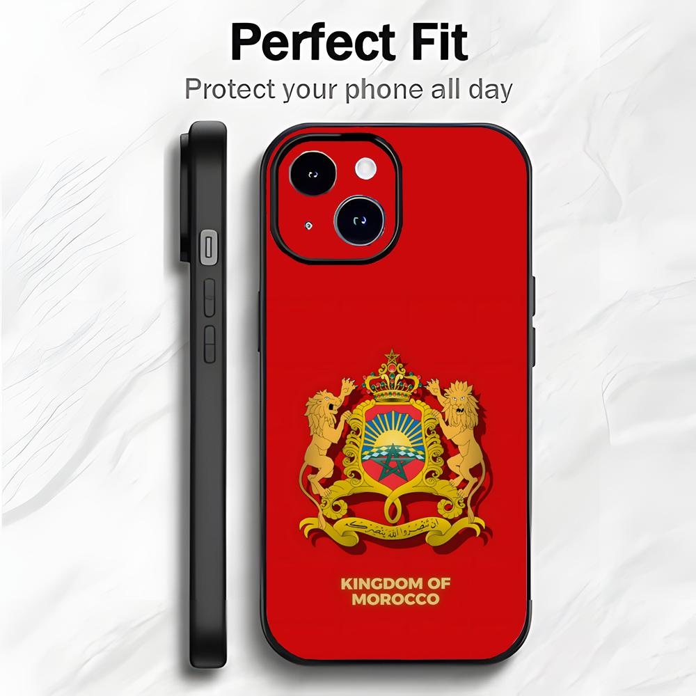 Beautiful Logo T-The K-Kingdom of Morocco Phone Case Phone Case Soft Packaging Lightweight For iPhone17 16 15 14 13ProMax