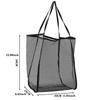 1PC Mesh Beach Bag Large Capacity Beach Net Tote Cosmetic Pouch Women Fashion Travel Organizer Versatile Shopping Shoulder