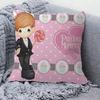 Precious Moments Cute Pillow Covers Cartoon Sofa Decorative Home Double-Sided Printing Short Plush Cute Cushion Cover