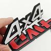 3D Aluminum Car Styling On Chrome Logo 4WD 4X4 Fender Side Rear Trunk Car Decal Emblem Trim Badge Sticker For Truck Auto Styling