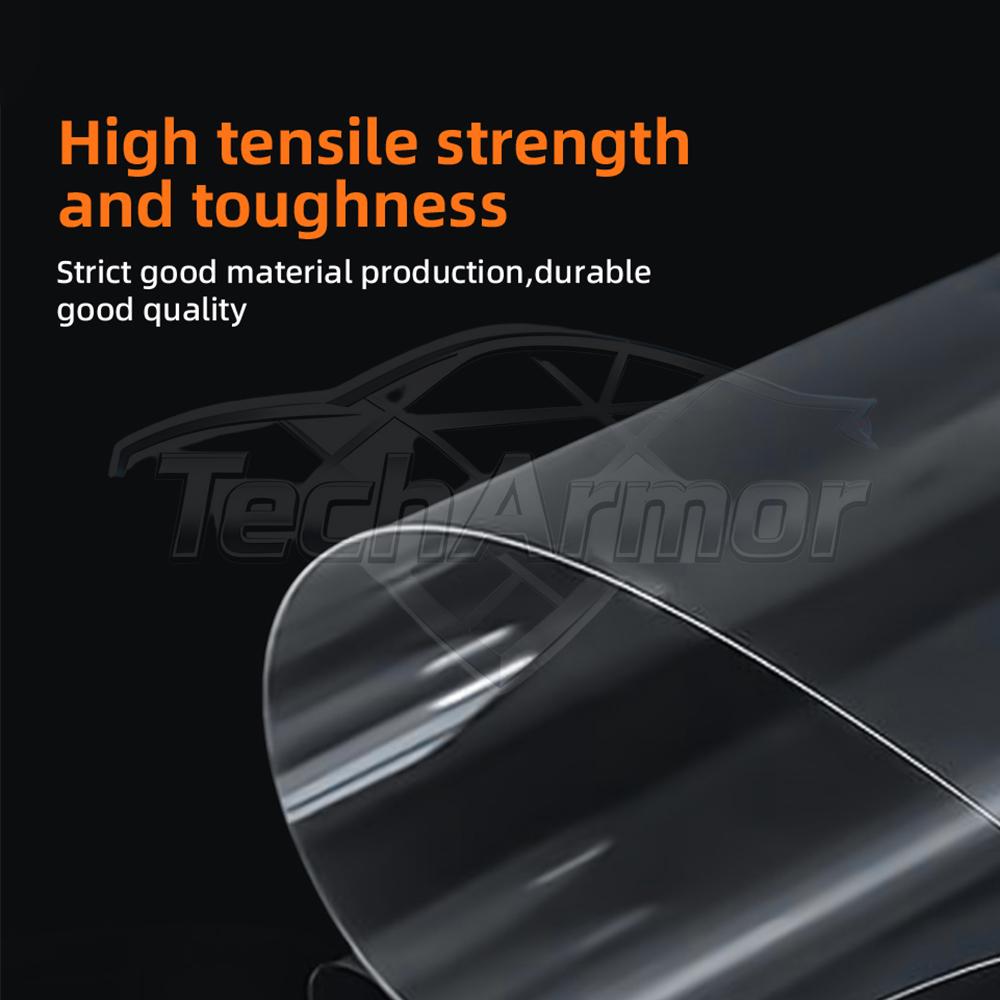 TPU Car Headlight Protective Film for Mercedes Benz GLC SUV Luxury 2023-2024 Smoked Anti-Scratch
