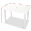 VidaXL Mobilier de Bistro 3 pcs Salon de Jardin Table et Chaises de Salle à Manger Mobilier de Terrasse Patio Extérieur 275073