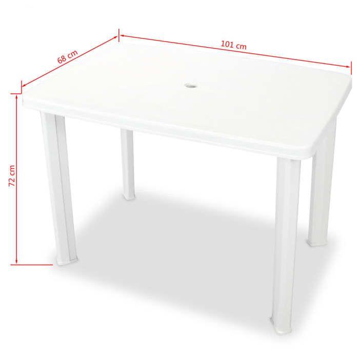 VidaXL Mobilier de Bistro 3 pcs Salon de Jardin Table et Chaises de Salle à Manger Mobilier de Terrasse Patio Extérieur 275073