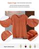 Women's Tencel Linen Embroidered Short-Sleeve T-Shirt & Pants Set - Summer Style for Middle-Aged Moms