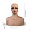 Mannequin Head with Shoulders Matte Hairpiece Display Bust Shaped Cabeza Para Peluca Con Hombros for