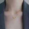 Exquisite Five Blessings Lucky Necklace: Non-Fading, Versatile, High-End Light Luxury Jewelry for Women