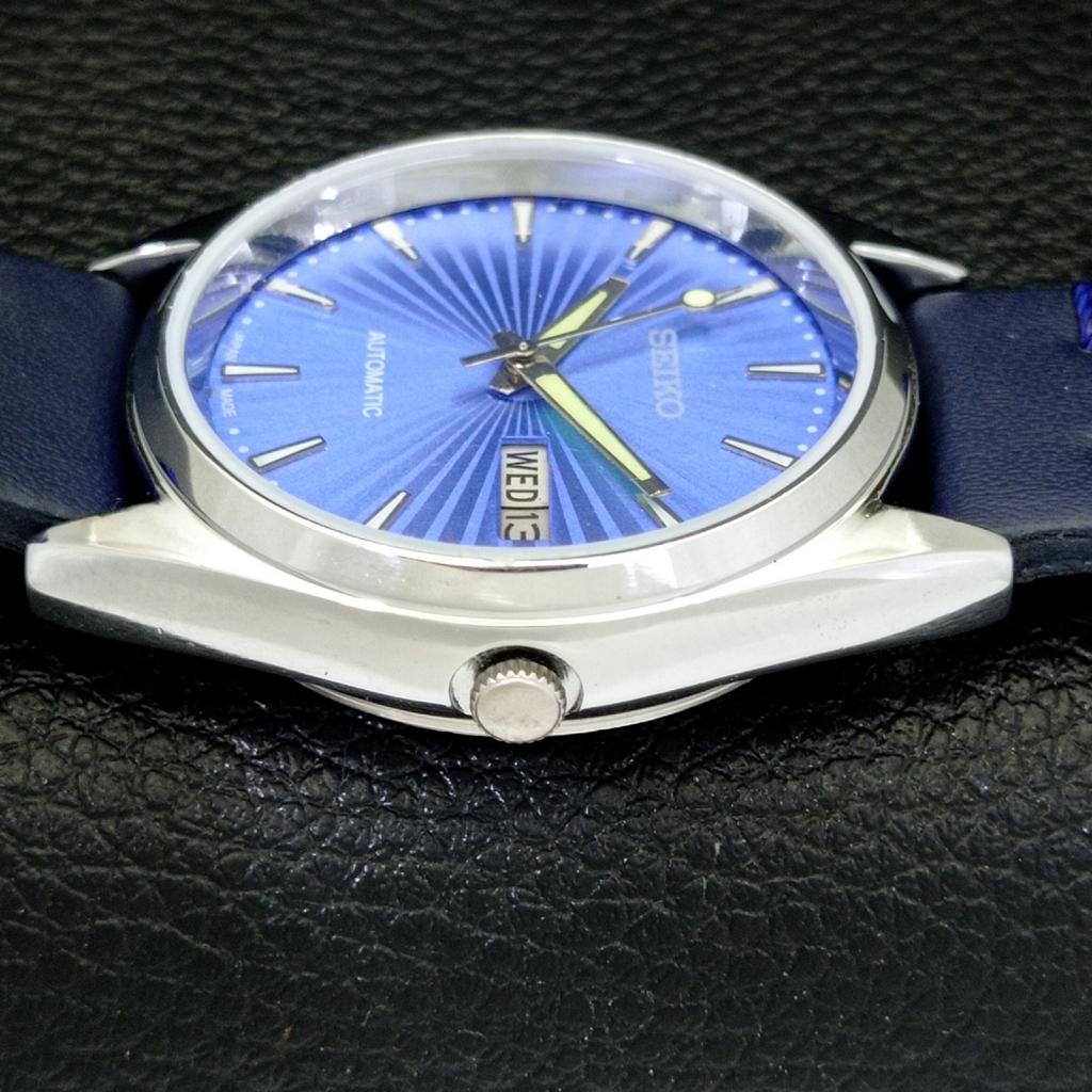 REFURBISHED SEIKO AUTOMATIC 6309A JAPAN MENS VINTAGE BLUE DIAL WATCH a701724-5