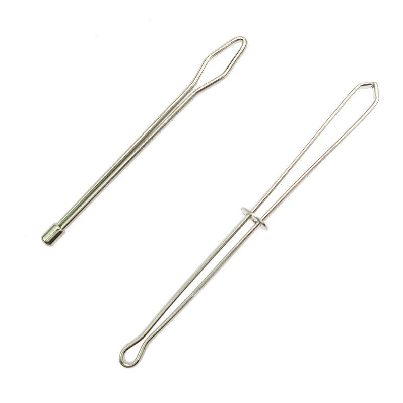 

2Pcs Drawstring Threader Metal Threading Apparatus Sewing Thread Tool Household Replacement Thread Guide Embroidery Threading