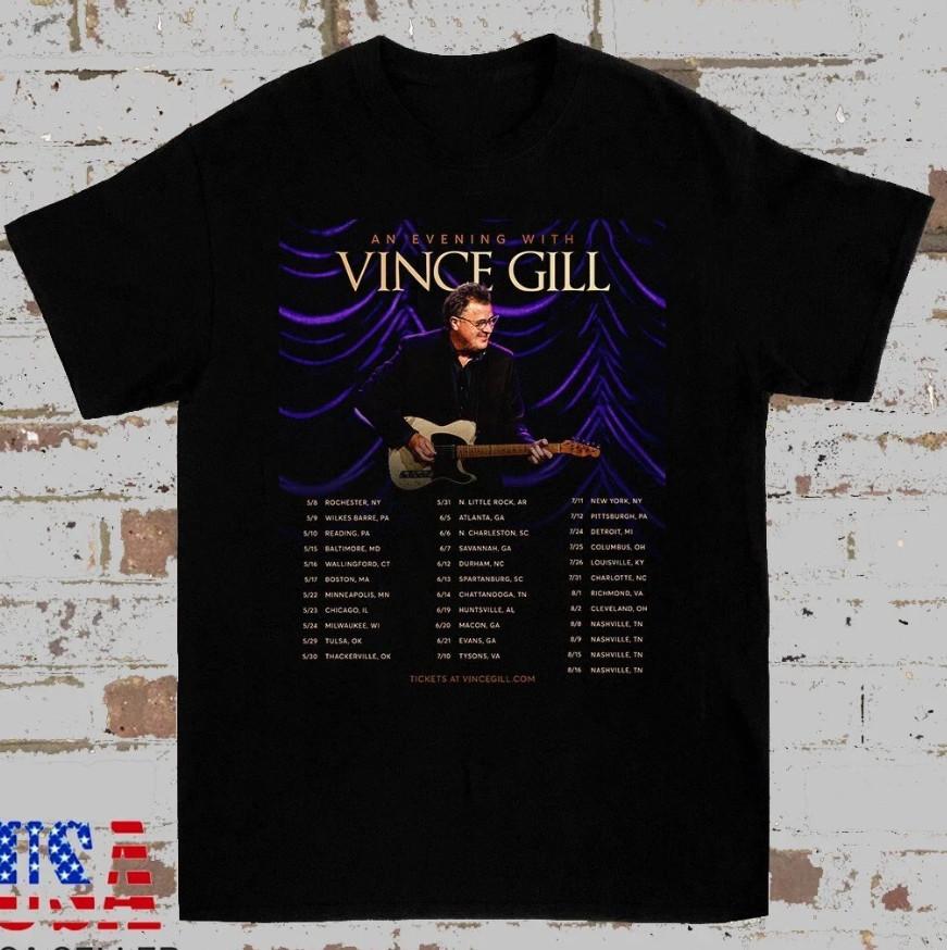 

Vince Gill An Evening With Summer Tour T-shirt, size S-4XL M