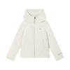 Down Jacket Solid Color Fashion Windproof Warm Hooded Down Coat Women Jackets Fog-Lotus-White F11W443911FIV