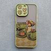 Cartoon Home Furnishing Table Cat Phone Case For iPhone 15 14 13 12 11 Pro Max Mini SE2 15 14 8 7 Plus X XR XS Shockproof Covers