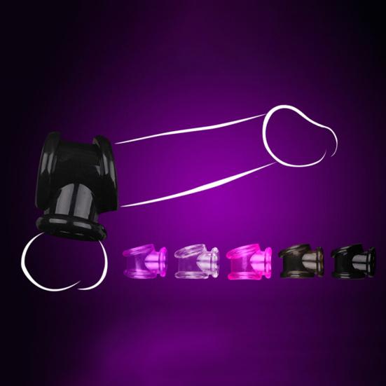 Miękki TPE Mężczyźni Opóźniają wytrysk Silny Climax Cock Ring Penis Lock Sex Toy dla dorosłych