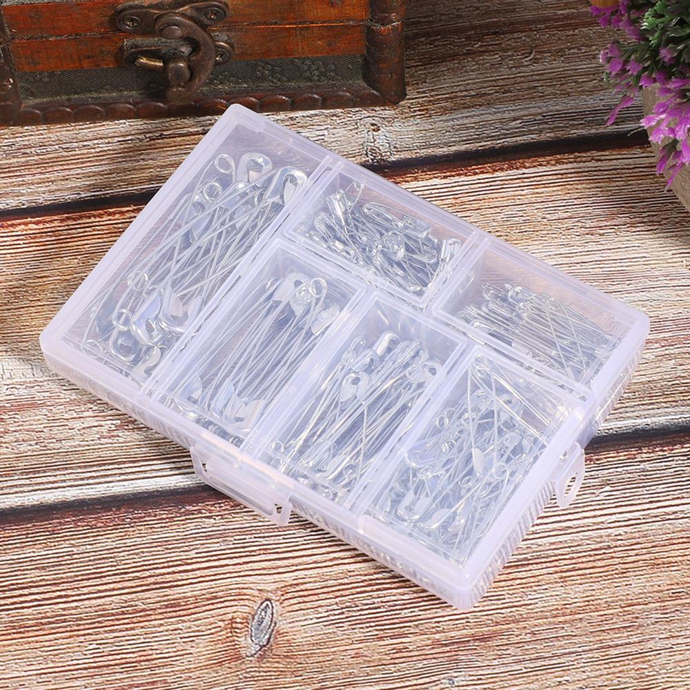 250pcs metal Sewing Pins 6 Sizes Assorted Safety Pins Durable Safety Pins Clothes Accessories