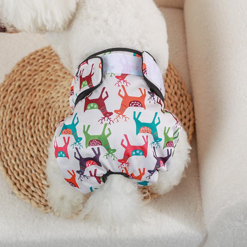 Pantaloni fisiologici per cani femmine - Pannolini mestruali e vestiti per animali domestici per primavera/estate.