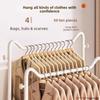 Light Luxury Clothes Rack Storage Basket Coat Rack New Floor-to-ceiling Hanger  Bedroom Use