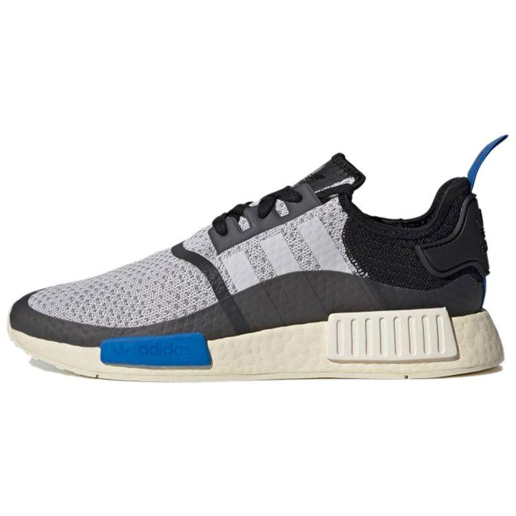 

Adidas NMD_R1 Dash Grey Glow Blue Мужские кроссовки Core-Black FY3685