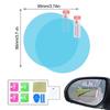 Car Side Rearview Mirror Sticker Rainproof Anti Fog Film Cover Clear Window Waterproof Bathroom Truck Hydrophobic SUV Rainy Day