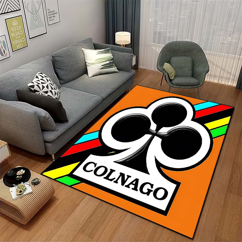 15 Sizes C-Colnago Pattern Rug Living Room Bathroom Mat Creative Door Mat Bedroom Club Area Rug  Living Room Decor Cycling Club