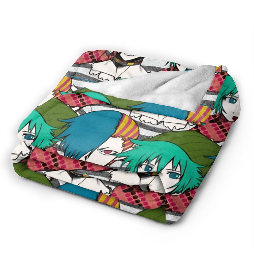 Alice YabusameShin Tsukimi Plush Blanket Students Your Turn To Die Flannel Bedding Throws For Bedroom Soft Bedspread Gift Idea
