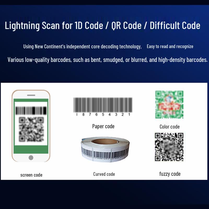 Newland HR32-BT-LD 2D Wireless Barcode Scanner