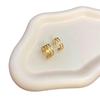 European and American Style Adjustable Gold-Plated Titanium Steel Ring for Women