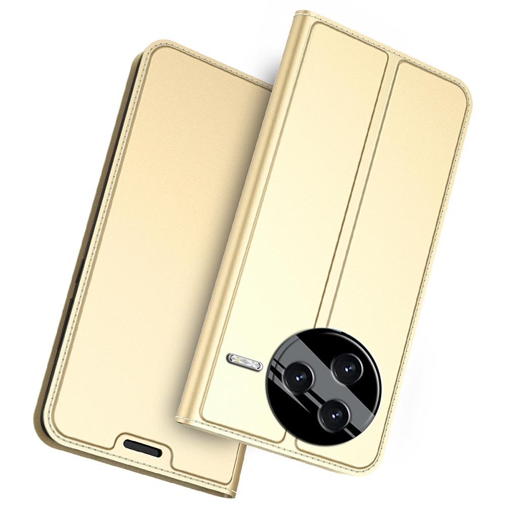 For Xiaomi Poco F7 Pro 5G/Redmi K80 5G Case PU Leather Phone Cover with Card Holder Stand Magnetic Closure
