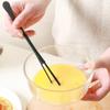 1Pcs Egg Beater PP Manual Milk Frother Seasoning Spoon for Whisk White/Black Multipurpose Kitchen Utensil
