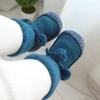 Plush Newborn Baby Shoes Thick Warm Anti-Slip Socks New Floor Toddler Socks  Infant Girls Boys