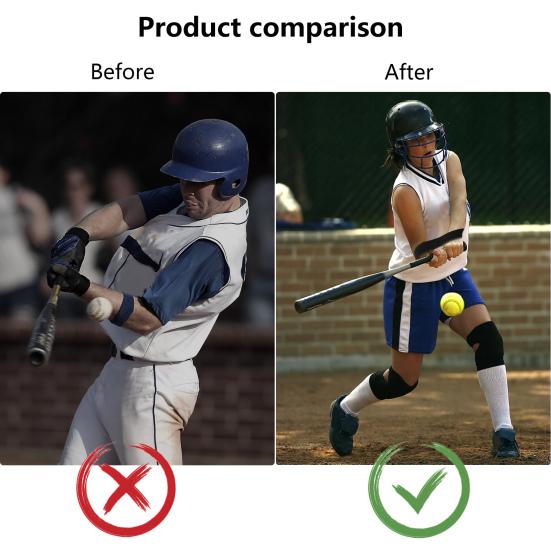 Baseball Swing Trainer Band High Elastic Wear Resistant Soft Widened Design Softball Baseball Swing Training Band Accessory