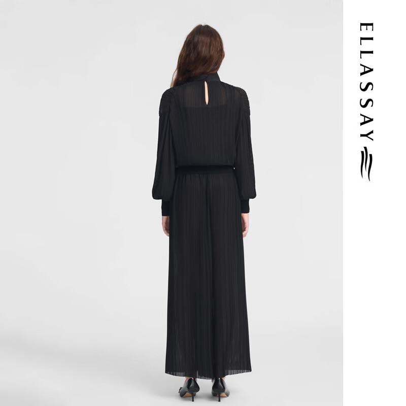 ELLASSAY Elegant Pleated Two-Piece Blouse