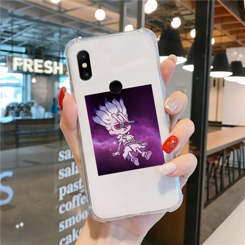 Dr.STONE Fumetti Anime Fumetti Custodia per Telefono Trasparente per Xiaomi redmi note 5 7 8 9 10 11 t S A lite pro alta qualità funda