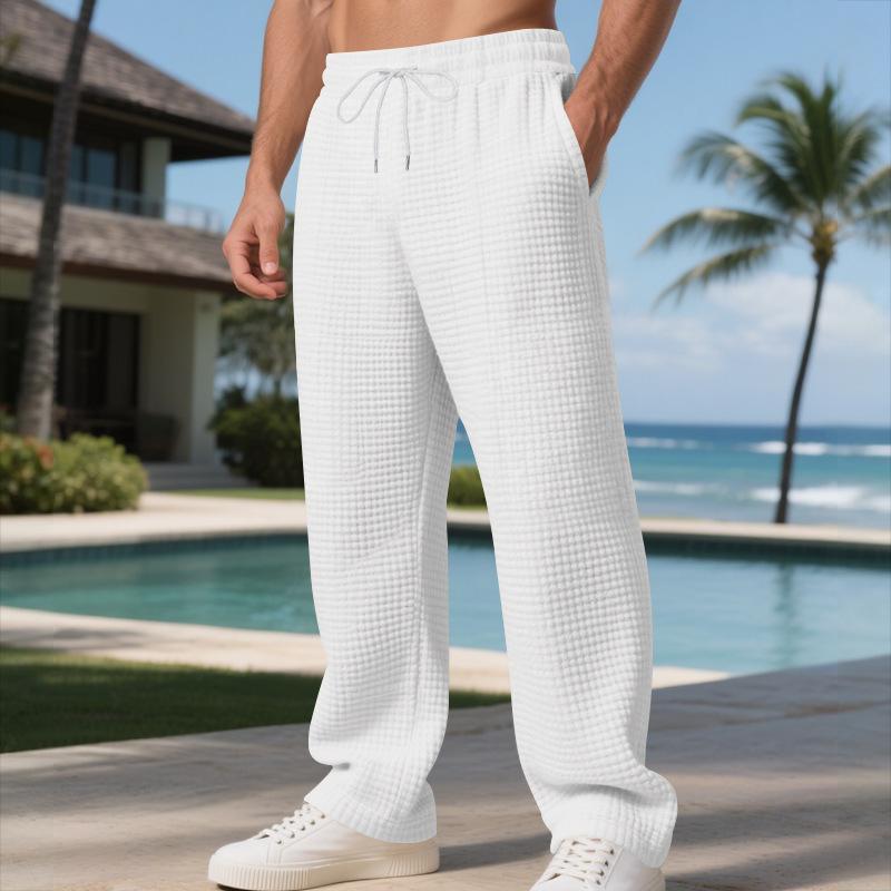 Men's Autumn and Winter Loose Simple Commuting Casual Straight Pants