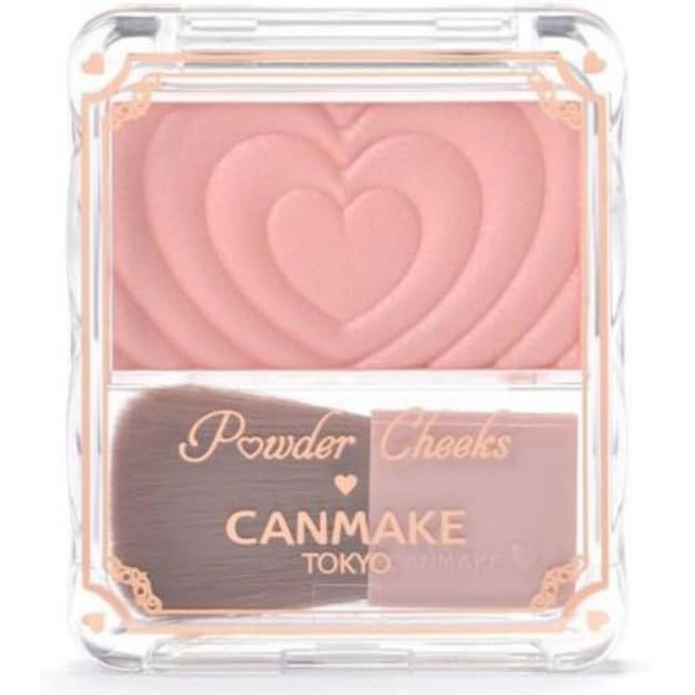 Небрендированные румяна Canmake Powder Cheeks P03, персиковый оттенок, однотонный, королевский цвет, стойкий, 1 шт. P03