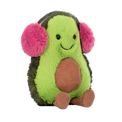 Jellycat Fun Food Series Usable Avocado Cute Doll Plush Doll 17cm Tall