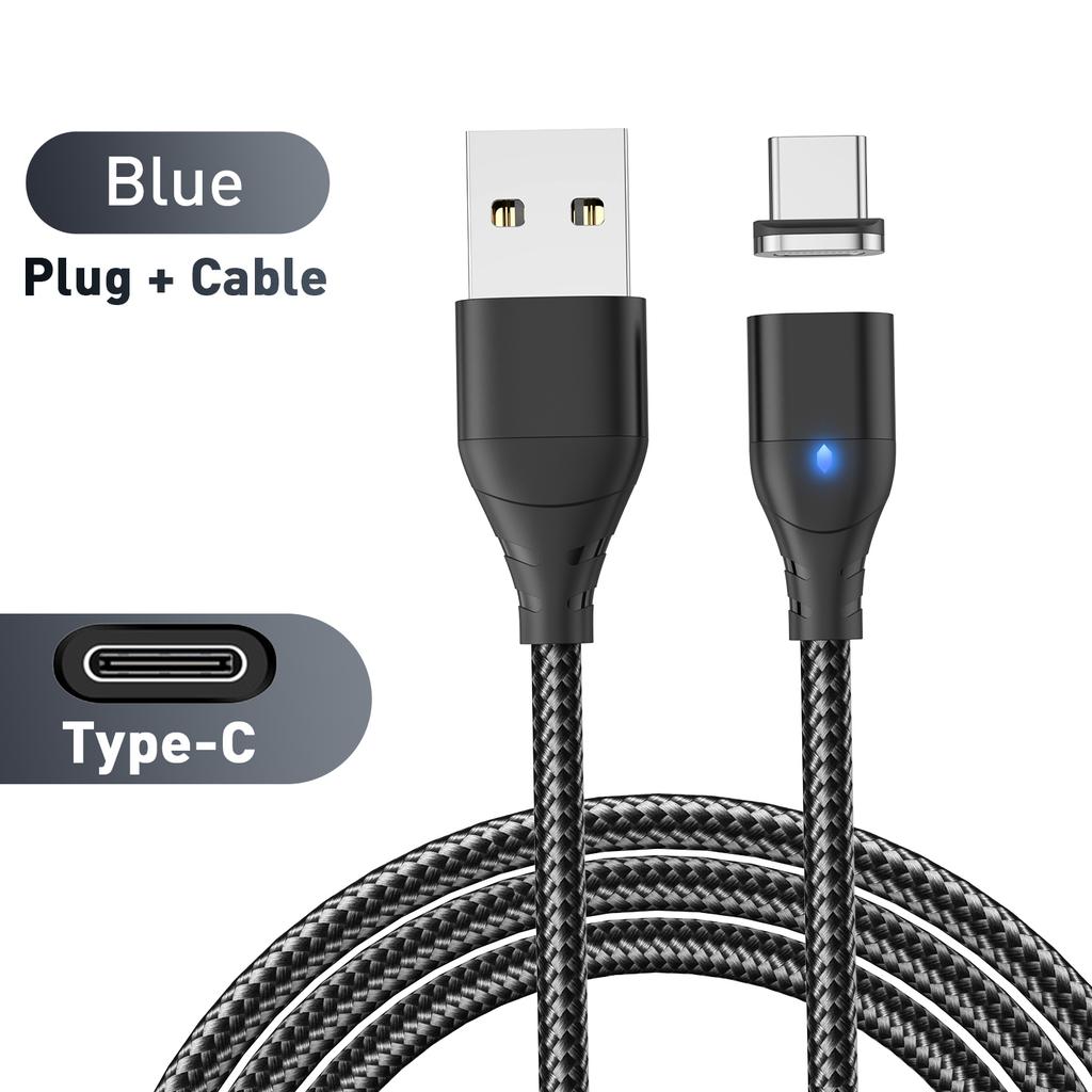 Magnetic Fast Charging Micro USB Type C Cable For Samsung Realme Oneplus Huawei Mobile Phone Magnet Wire Data Cord