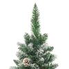 VidaXL Sapin de Noël artificiel mince avec support 120 cm PVC345164