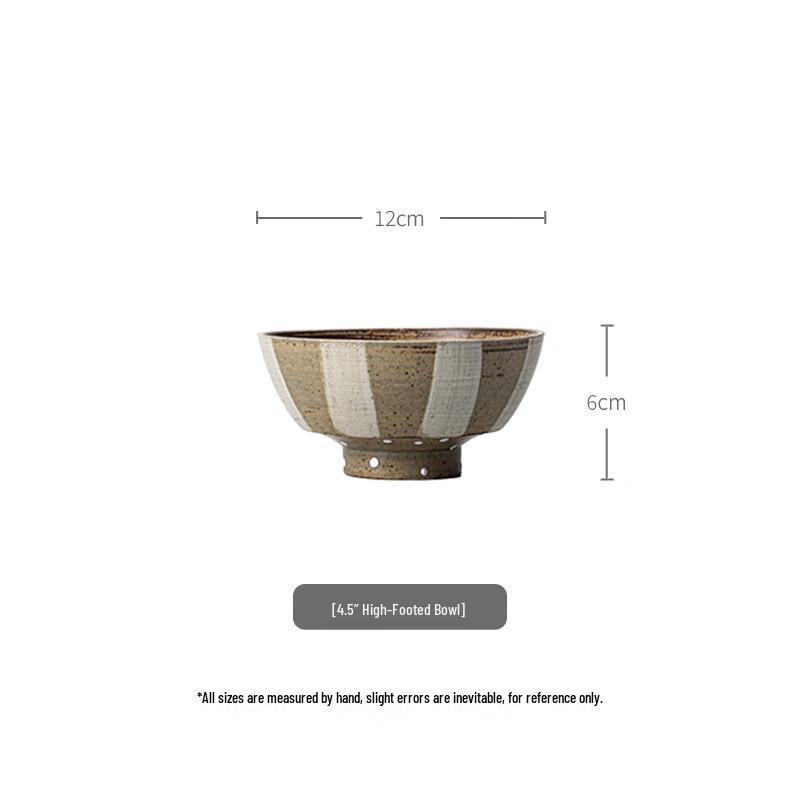 Wu Tuo Hand-Painted Vintage Ceramic Rice Bowl