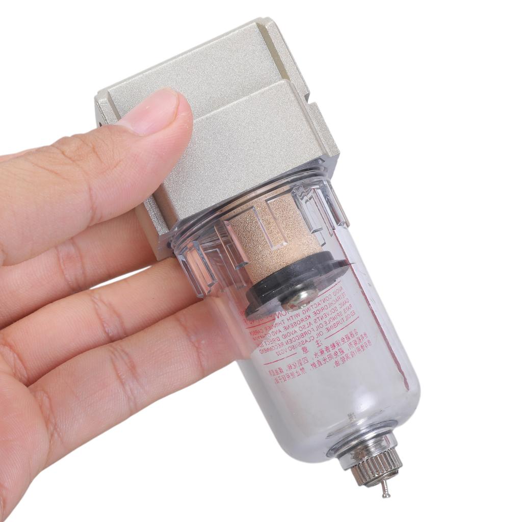 Sturdy Brass Portable Air Line Moisture Trap Oil Water Separators Accessory for Industrial Equipment Easy Installion