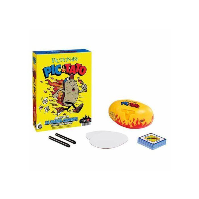 Jeu de société Pictionary Pic-Tato - Mattel Games - Multicolore - 6.78x16.32x9.23 cm - 500 g - Plastique