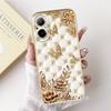 For Realme C67 4G RMX3890 Back Cover Realme C67 5G Case Girly Flower Butterfly Fashion Funda Soft Liquid Silicone Bumper Etui