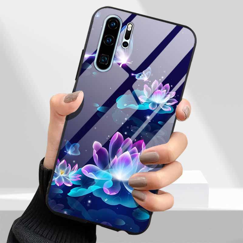 

Чехлы из закаленного стекла для телефонов Huawei P30 Pro P20 P 30 P40 Lite P50 P60 Pro P30Lite p 20 60 Защитный корпус из твердого ПК Huwei P60 Pro