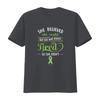 Lyme Disease T Shirt Women Invisible Chronic Illness Ribbon Awareness Spoonie Spoon Theory Green She Believed Could But