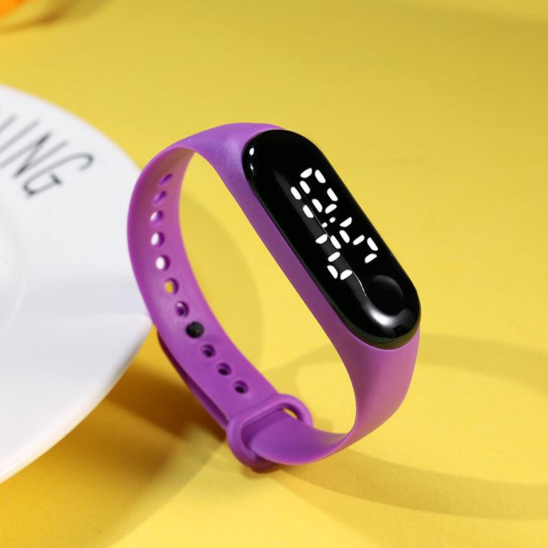 

Водонепроницаемые светодиодные спортивные часы с белой подсветкой для учеников начальной и средней школы