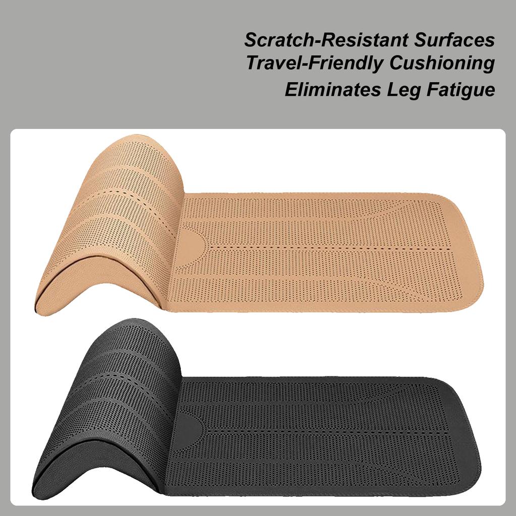 PU Leather Car Seat Leg Extender Car Leg Support Pillow Cushion Universal Adjustable Automotive Knee Rest Mat Cushion