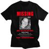 Heisenberg Breaking Bad Cartello Scomparso T-shirt Better Call Saul Stampa Grafica T-shirt da Uomo Puro Cotone Maniche Corte